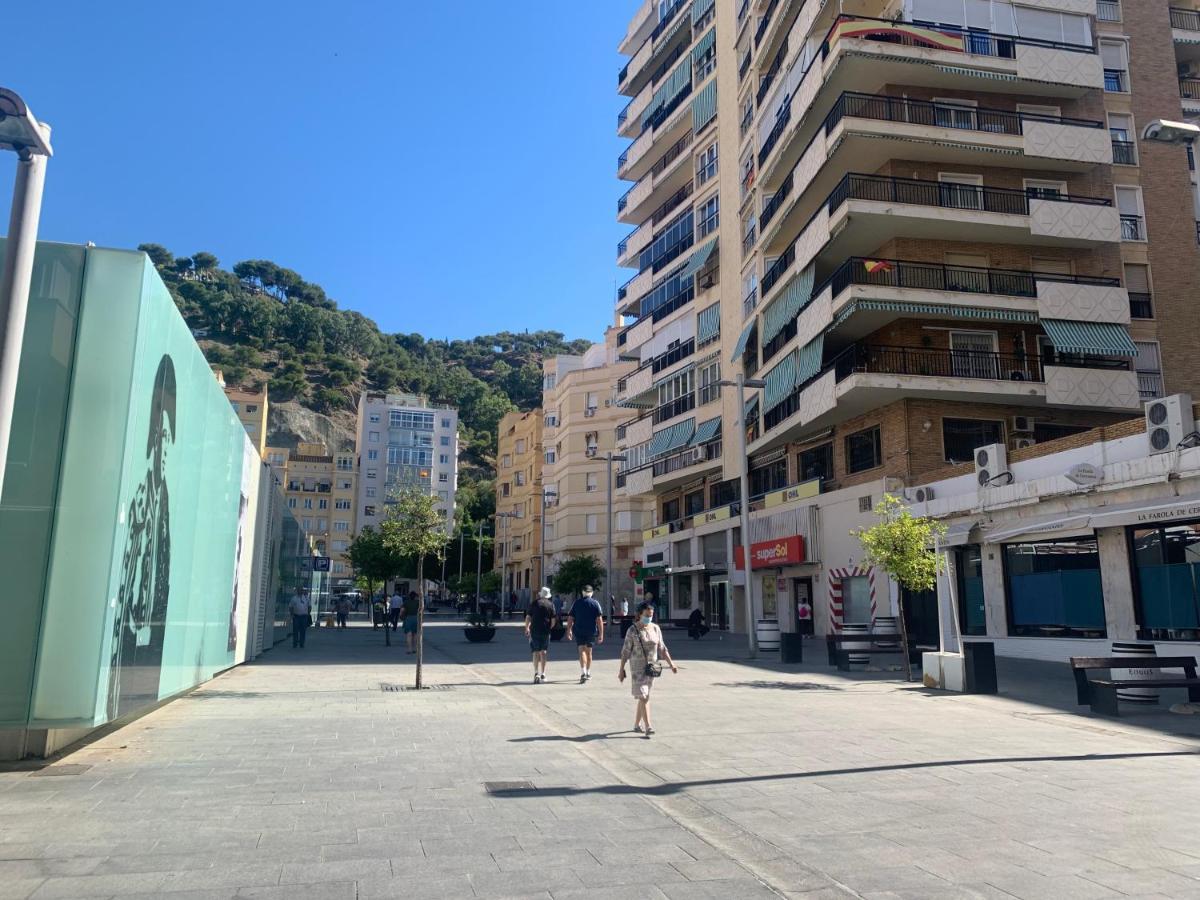 Homely Malaga Malagueta Junto Al Mar, Parking Privado Bajo Suplemento Eksteriør billede